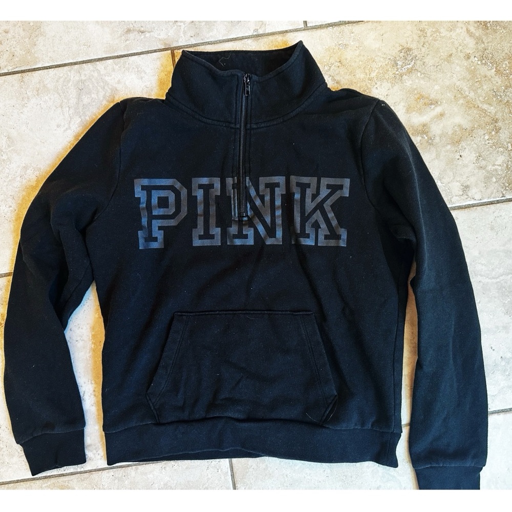 PINK Victorias Secret Quarter Zip Hoodie